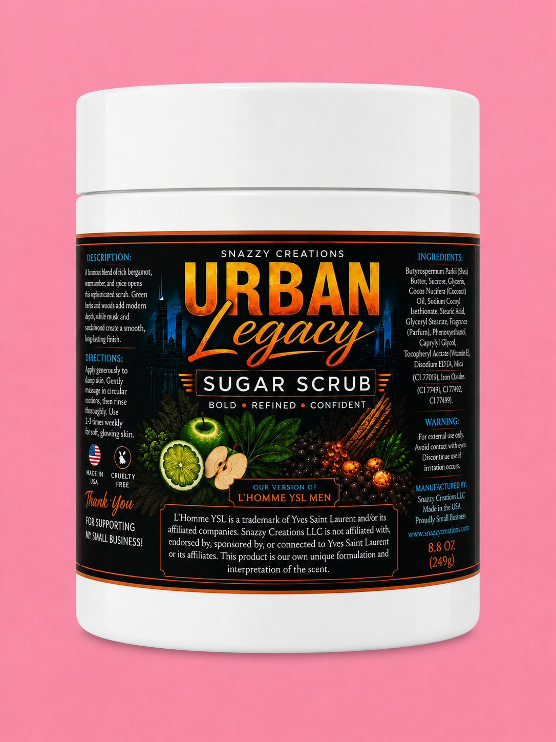 Urban Legacy Sugar Scrub