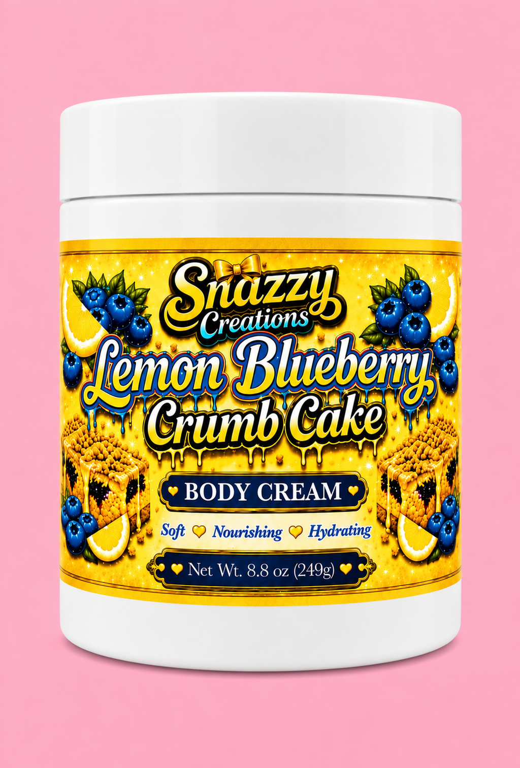 Lemon Blueberry Crumb Cake Body Cream