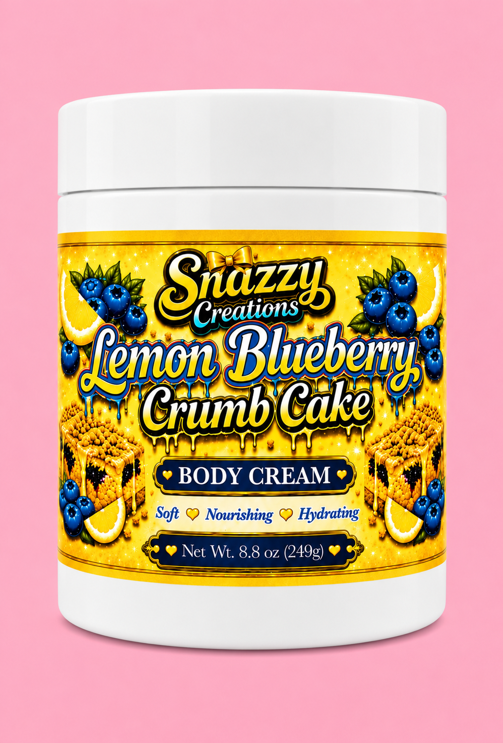 Lemon Blueberry Crumb Cake Body Cream