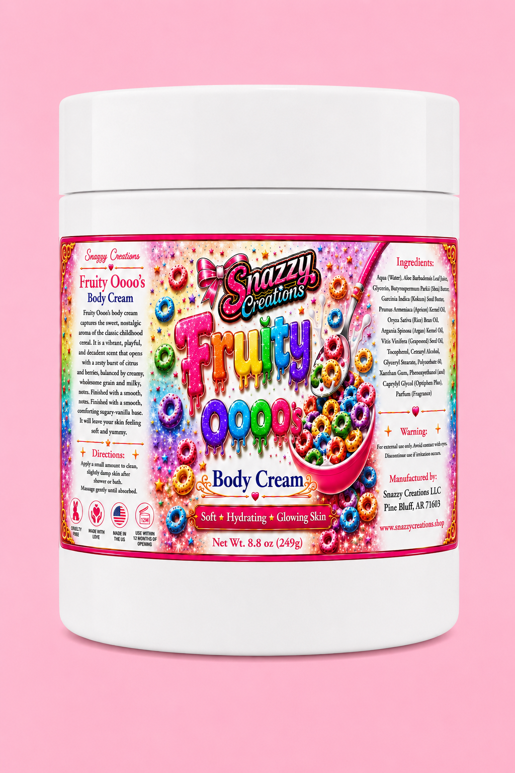 Fruity Oooo's Body Cream