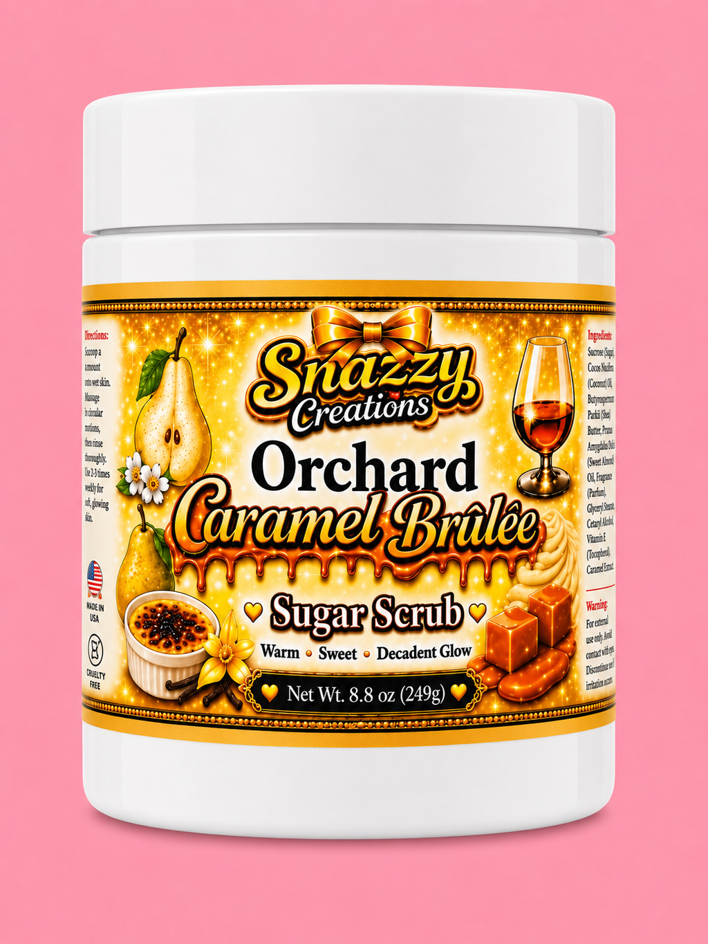 Orchard Caramel Brulee Sugar Scrub