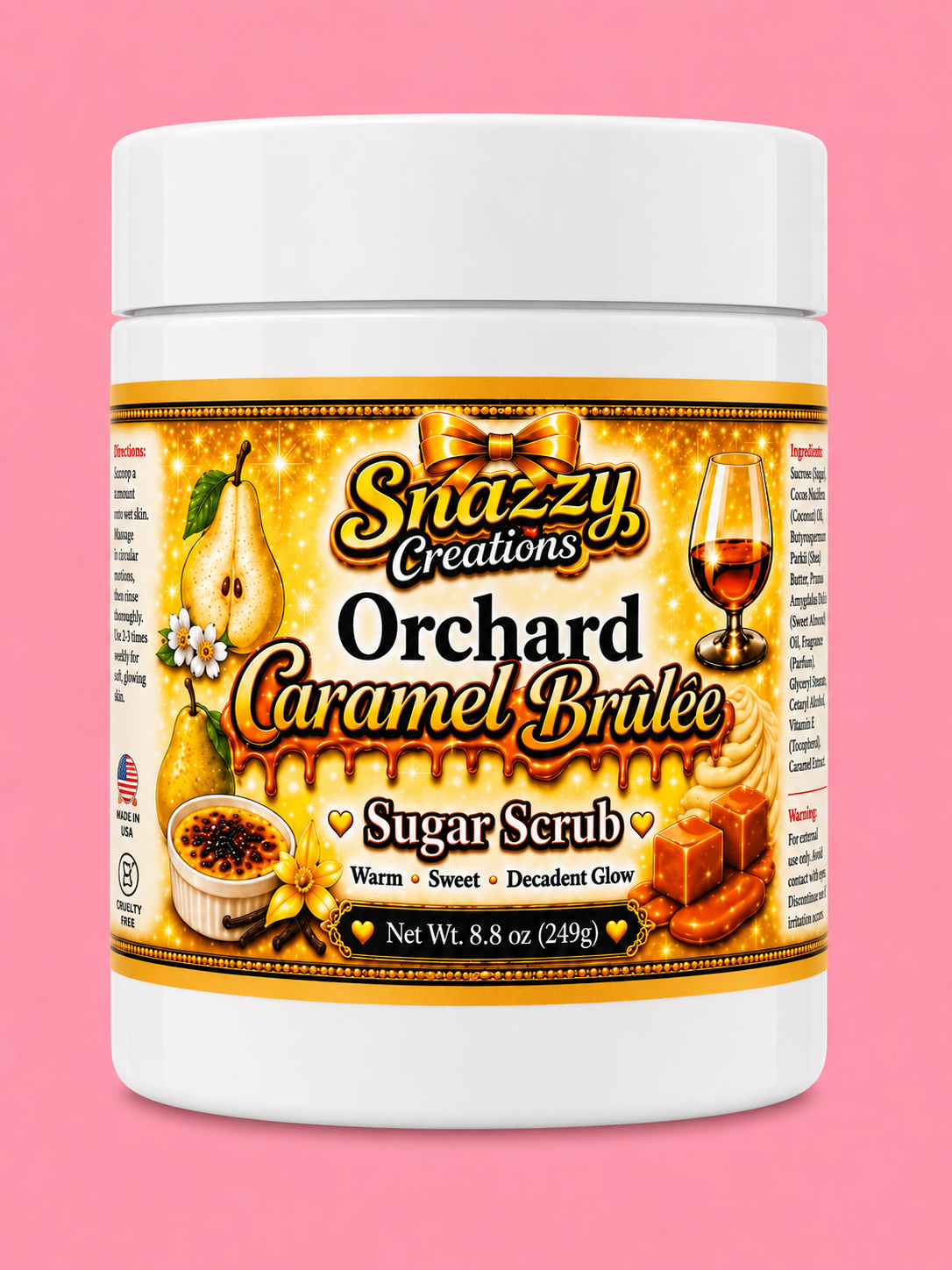 Orchard Caramel Brulee Sugar Scrub