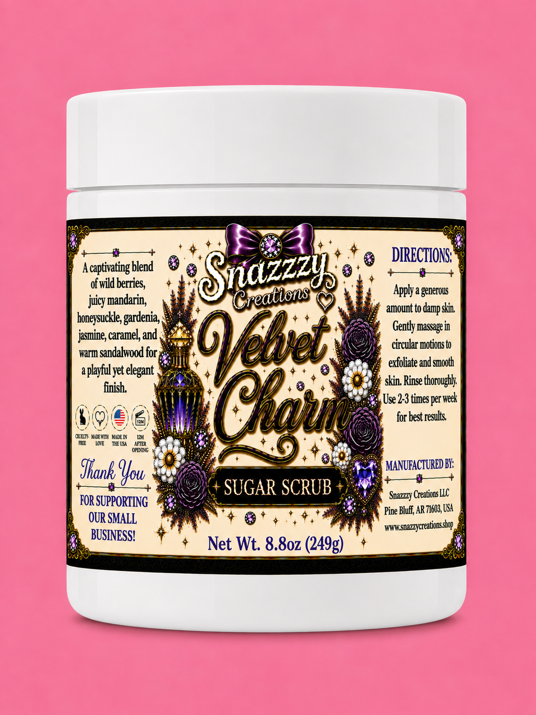 Velvet Charm Sugar Scrub