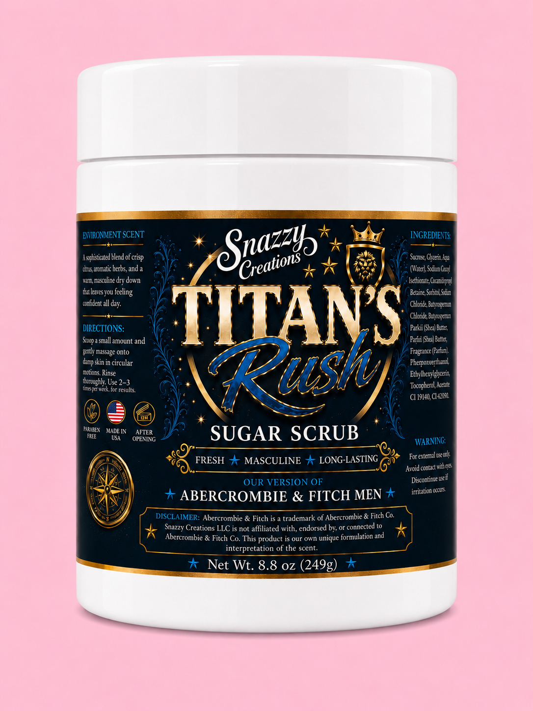 Titan's Rush Sugar Scrub